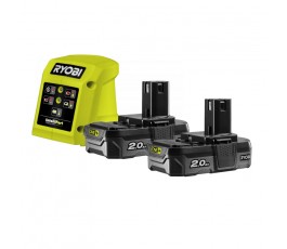 
                  RYOBI Ładowarka 18V + 2 Akumulatory 2Ah IN2 RC18115-220 (EAN: 4892210172136)